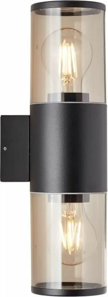 Applique Esterna Sergioro Brilliant Nera 20W - Design e Sicurezza - 1