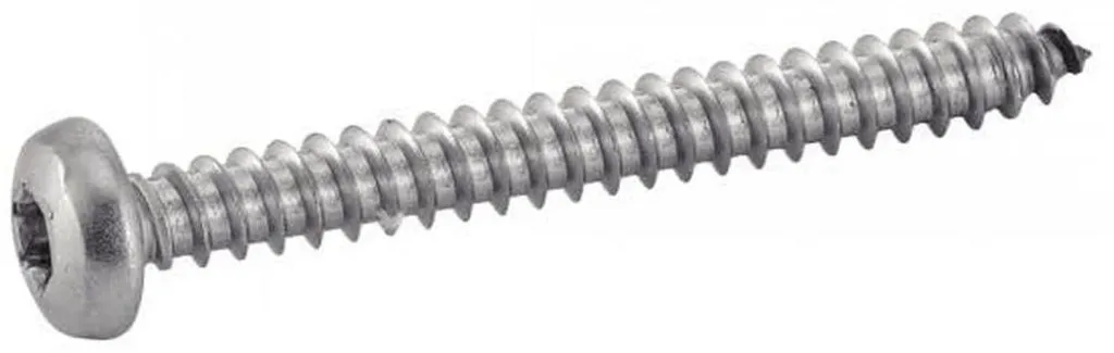 200 Vis à Tôle D-Work Inox A2 4.8x45 mm ISO 14585 Six Lobes DIN 7981