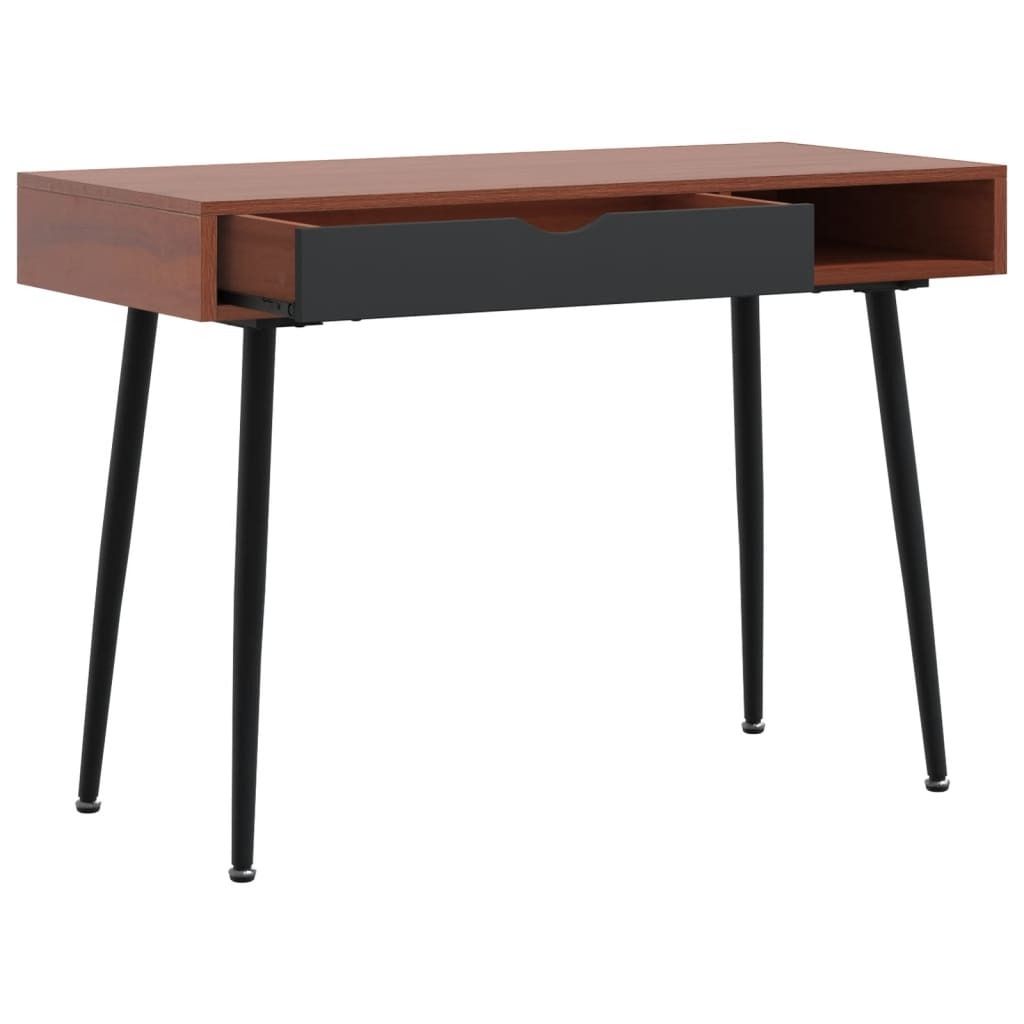 (Robust Möbel) Computertisch mit Schublade Braun 110x50x75cm Holzwerkstoff - CL770463 - Kommoden