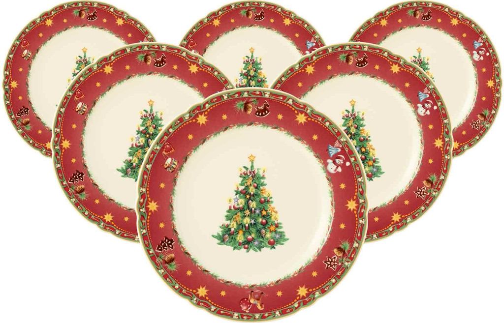 Seltmann Weiden Marieluise Weihnachtsnostalgie Speiseteller ø 25 cm 6er Set