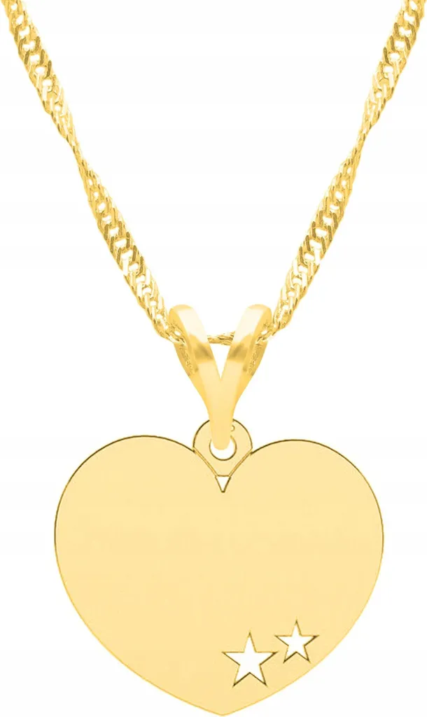 Collana Cuore in Argento 925 Dorato | Gioiello Quotidiano Resistente