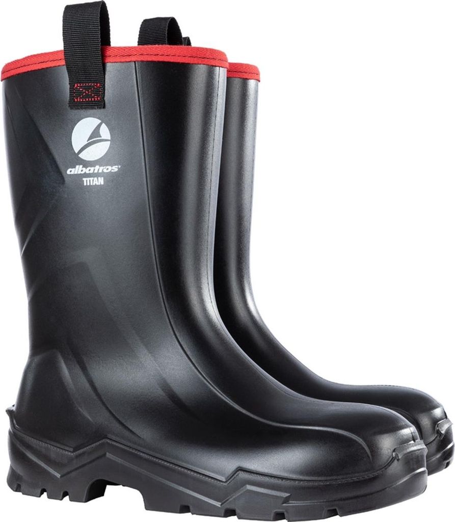 Albatros TITAN RIGGER PolyurethanStiefel S5 CI SRC schwarz 46