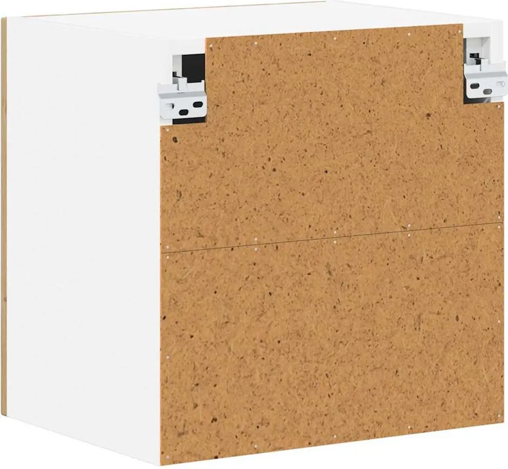 Armadio Da Cucina VidaXL In Rovere Artigianale E Bianco – 60x46x81,5 Cm, MDF Resistente