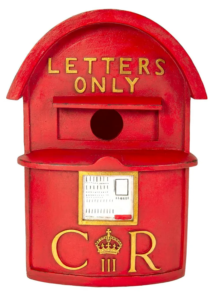 Nichoir en forme de boîte aux lettres en bois traité contre la pluie