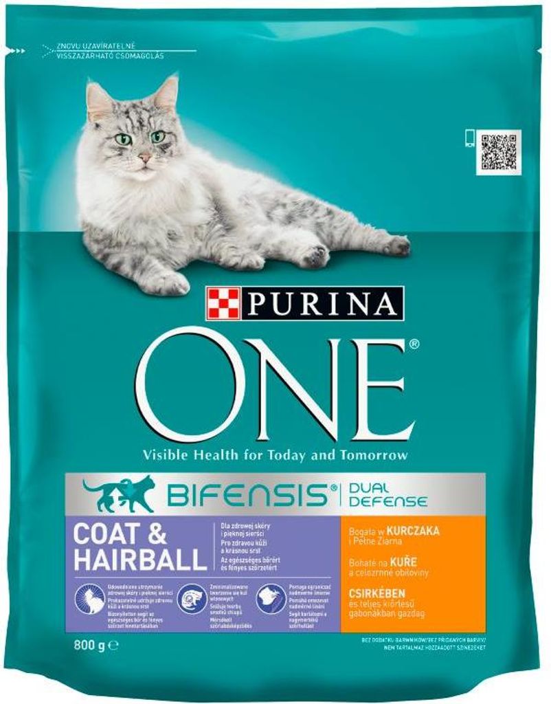 PURINA ONE Coat & Hairball Pełnoporcjowa karma dla Zdjęcie produktu 