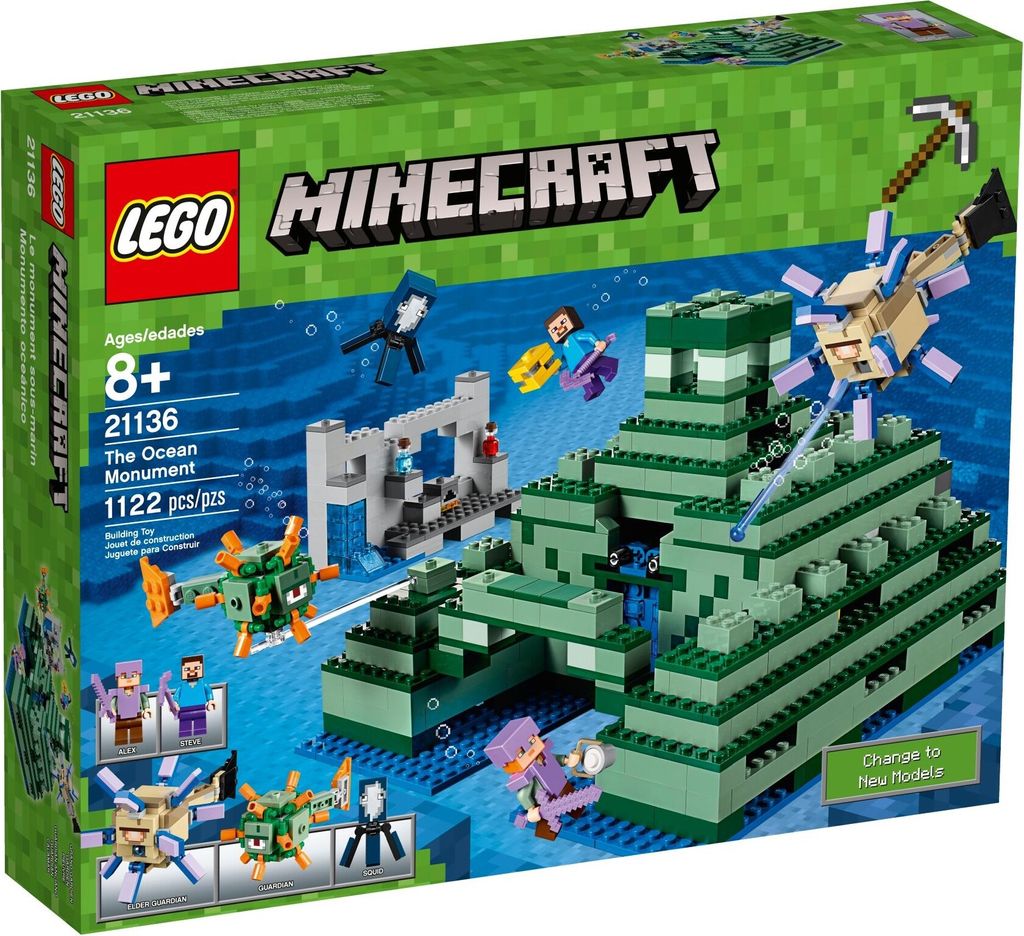 LEGO Minecraft The Ocean Monument, Zestaw do budowania, 8 Zdjęcie produktu 