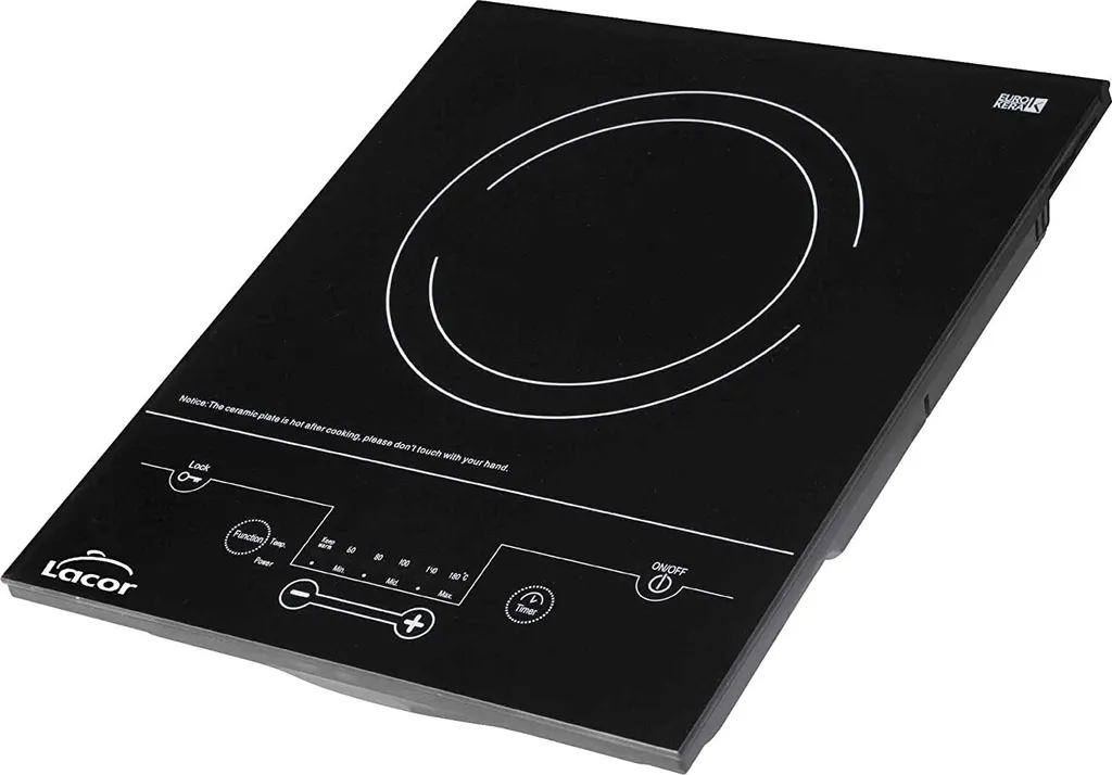 Lacor 69032 Portatil Plaque à induction 2000W noire haute performance
