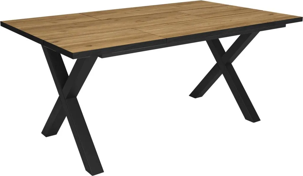Table à manger rectangulaire 6 personnes London pour repas en famille
