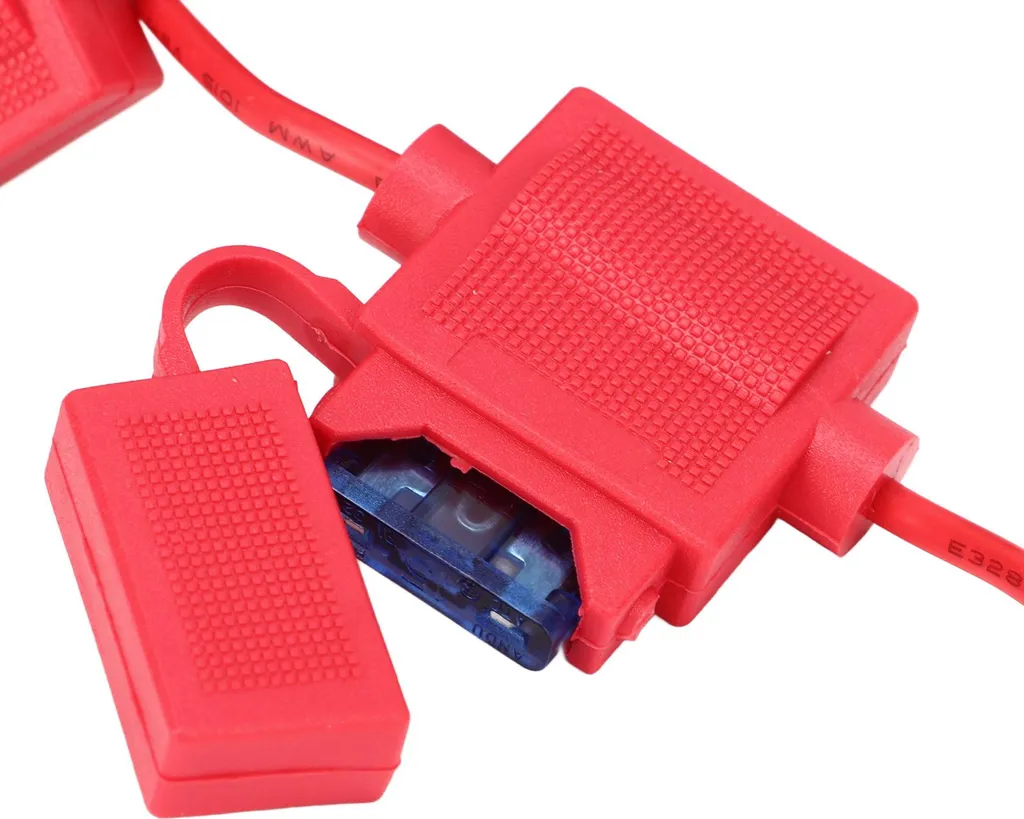 Tableau de commande électrique 12V avec 4 interrupteurs LED bleu auto