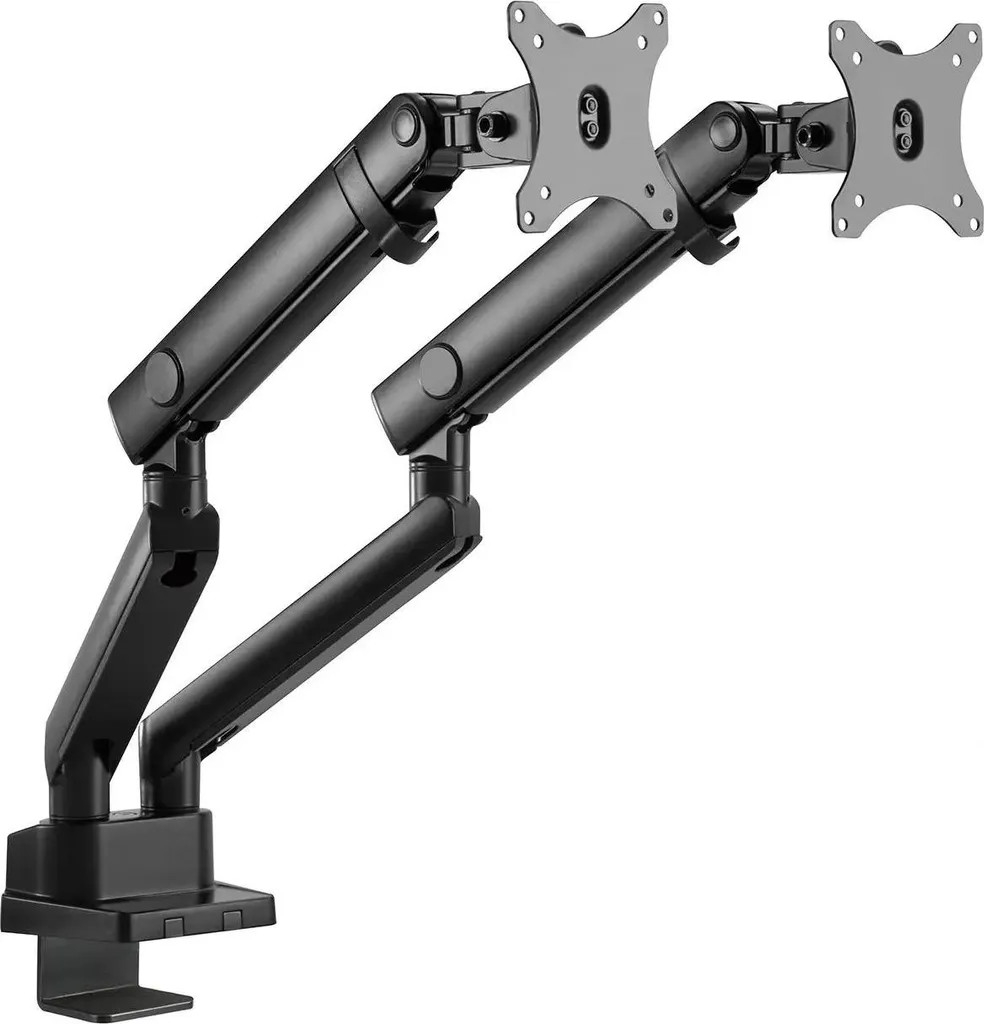 Support de bureau Full Motion pour 2 écrans PC 13-32 pouces - Ergonomie - 6