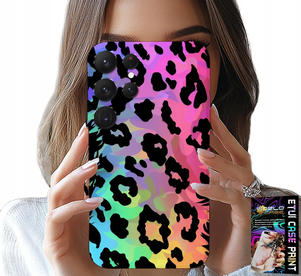 ETUI PER SAMSUNG GALAXY S23 Ultra - PIASTRA DI COPERTURA PANTHER A COLORI