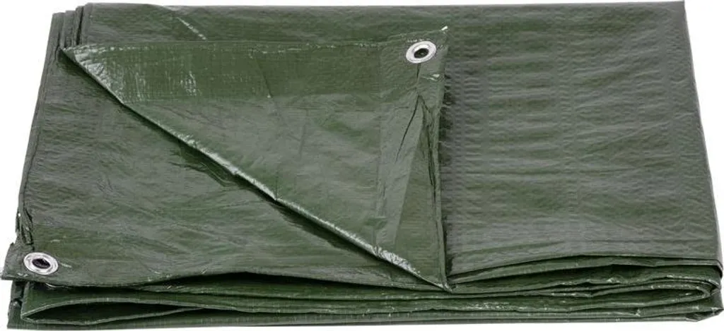 Bâche de protection pour bois et toiture 8x12 m verte résistante