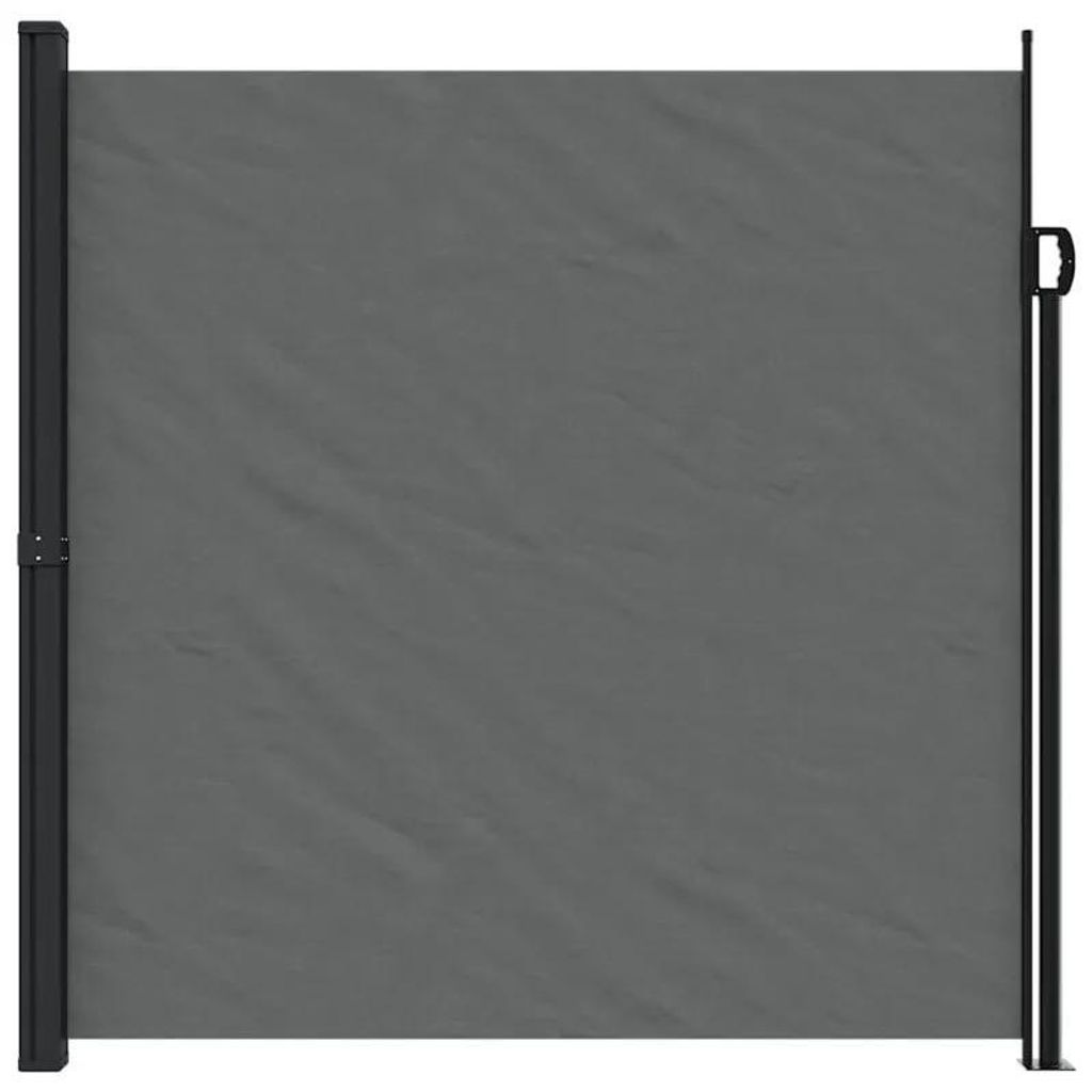Ausziehbare Seitenmarkise - Sichtschutz und Windschutz für Terrasse Balkon - 200 x 300 cm - wasserabweisend - Anthrazit
