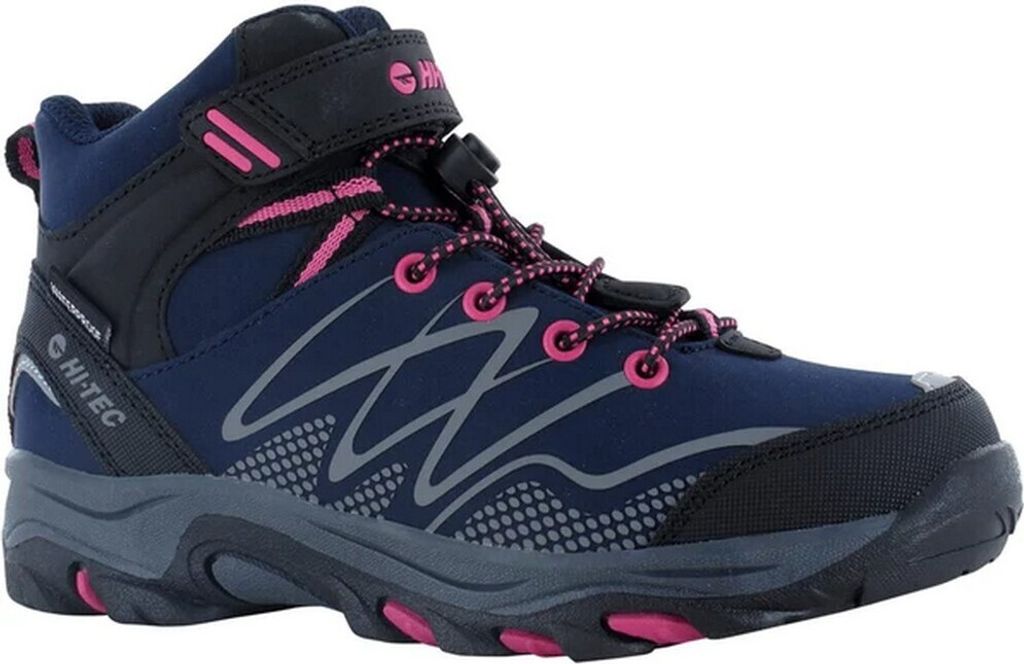 Hi-Tec - Mädchen Wanderstiefel "Blackout" FS10035 (34 EU) (Marineblau/Magenta)