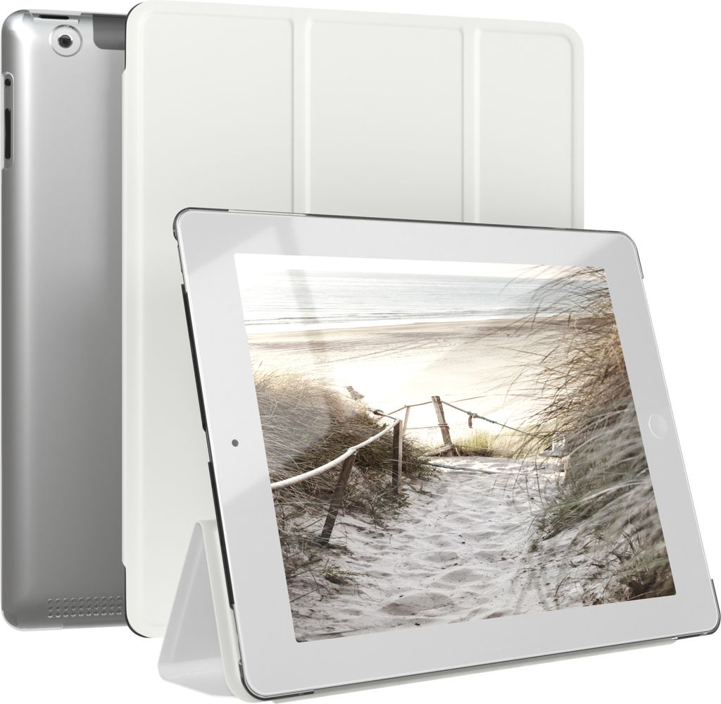 EAZY CASE Smartcase für Apple iPad 2 / 3 / 4 Tabletcase Bookcover Smart Flipcase magnetisch Weiß