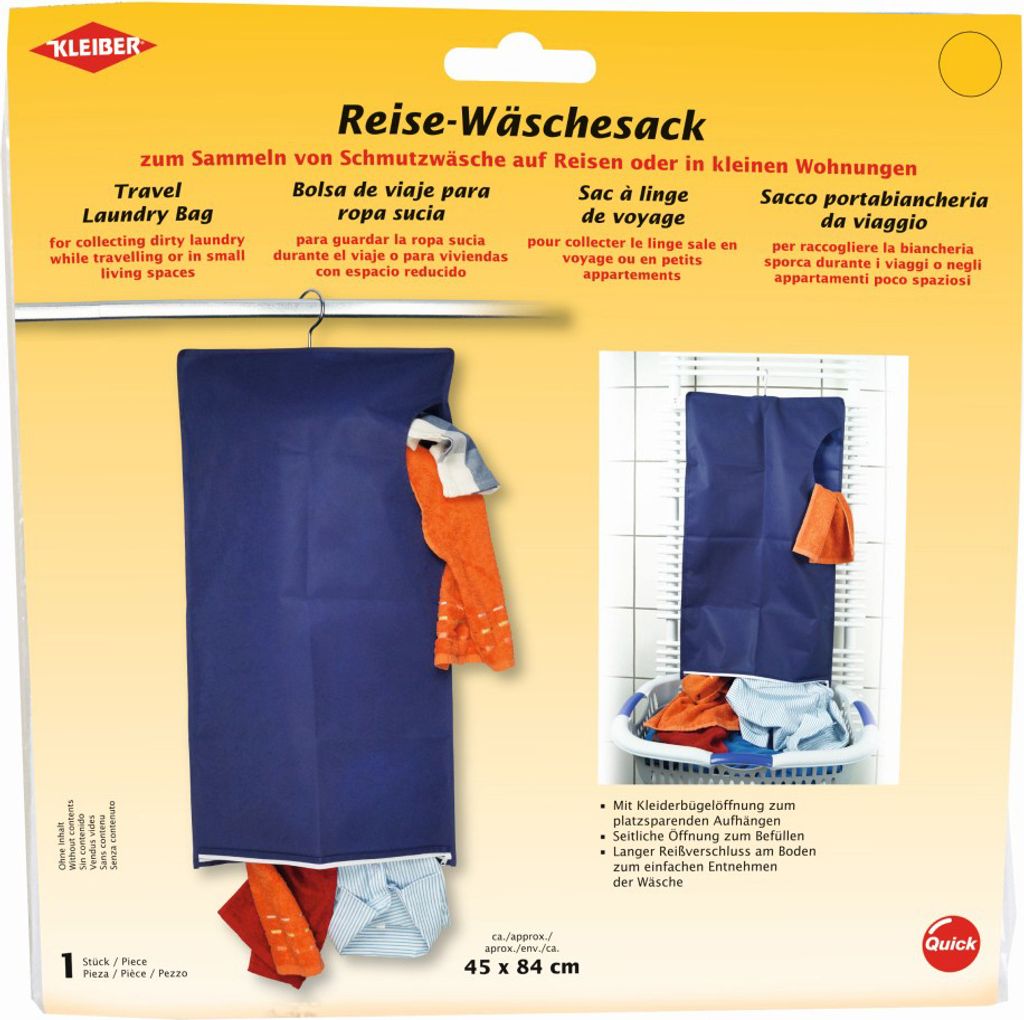 KLEIBER Reise-Wäschesack (B)450 x (H)840 mm blau Produktbild 