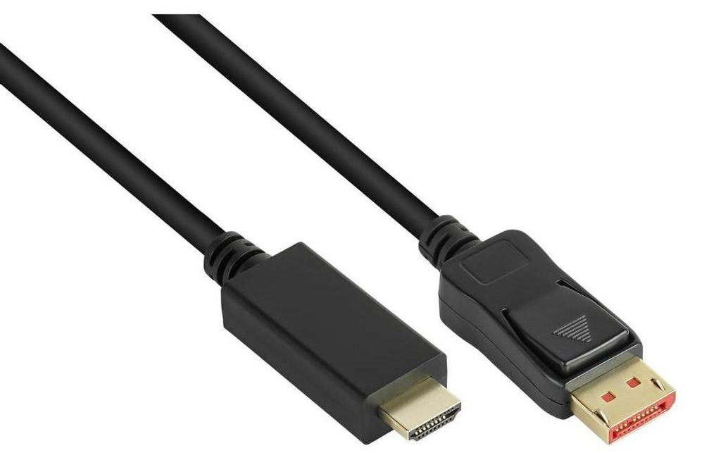 Good Connections Kabel DP1.4-St.-HDMI2.0-St. schwarz 5m