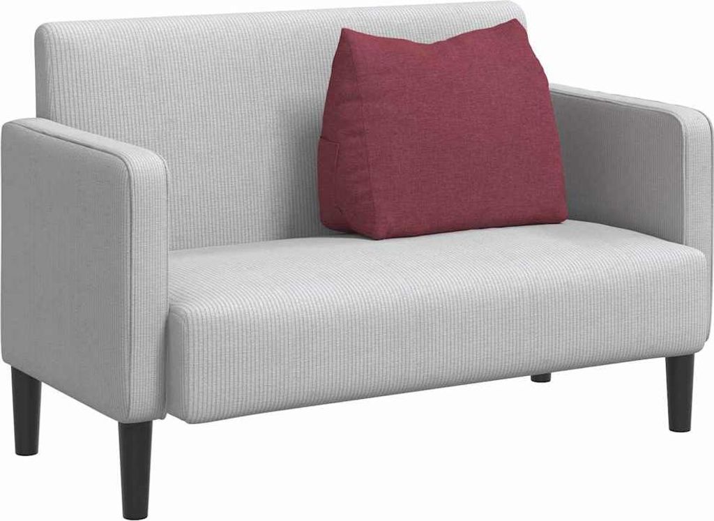Eleganter Möbel Rückenkissen Weinrot 60 x 20 x 50cm Stoff - Dekokissen CJG207335 - Dekokissen