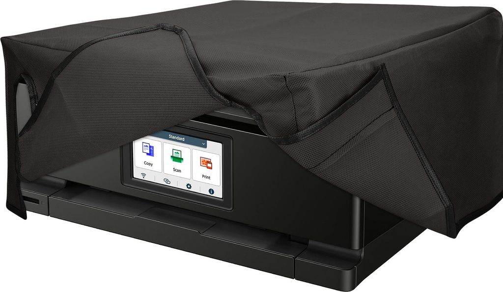 kwmobile Cover kompatibel mit Canon PIXMA TS8750 - Tasche Hülle Drucker - Staubschutzhülle Schutzhaube Schutzhülle - Dunkelgrau