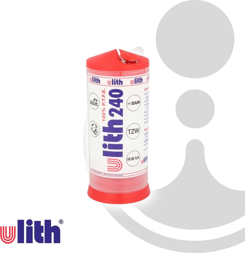ULITH 240 PTFE - Gewindedichtfaden bis +240°C, 175 m, Produktbild 