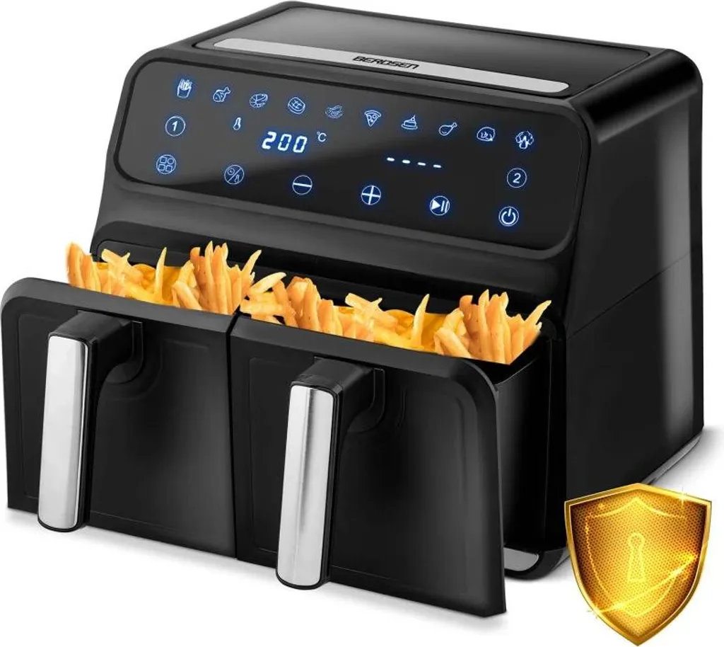 Recensione Berdsen BD-653: Friggitrice Aria Calda 1700W Doppia Area - 16