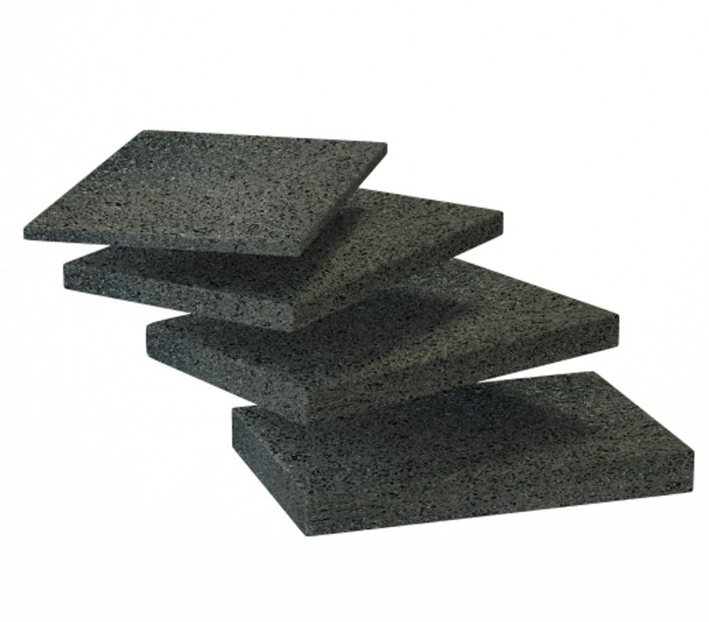 BAUHELD® Terrassenpads 90x60 x 10mm - 80 Stück [Hergestellt Produktbild 