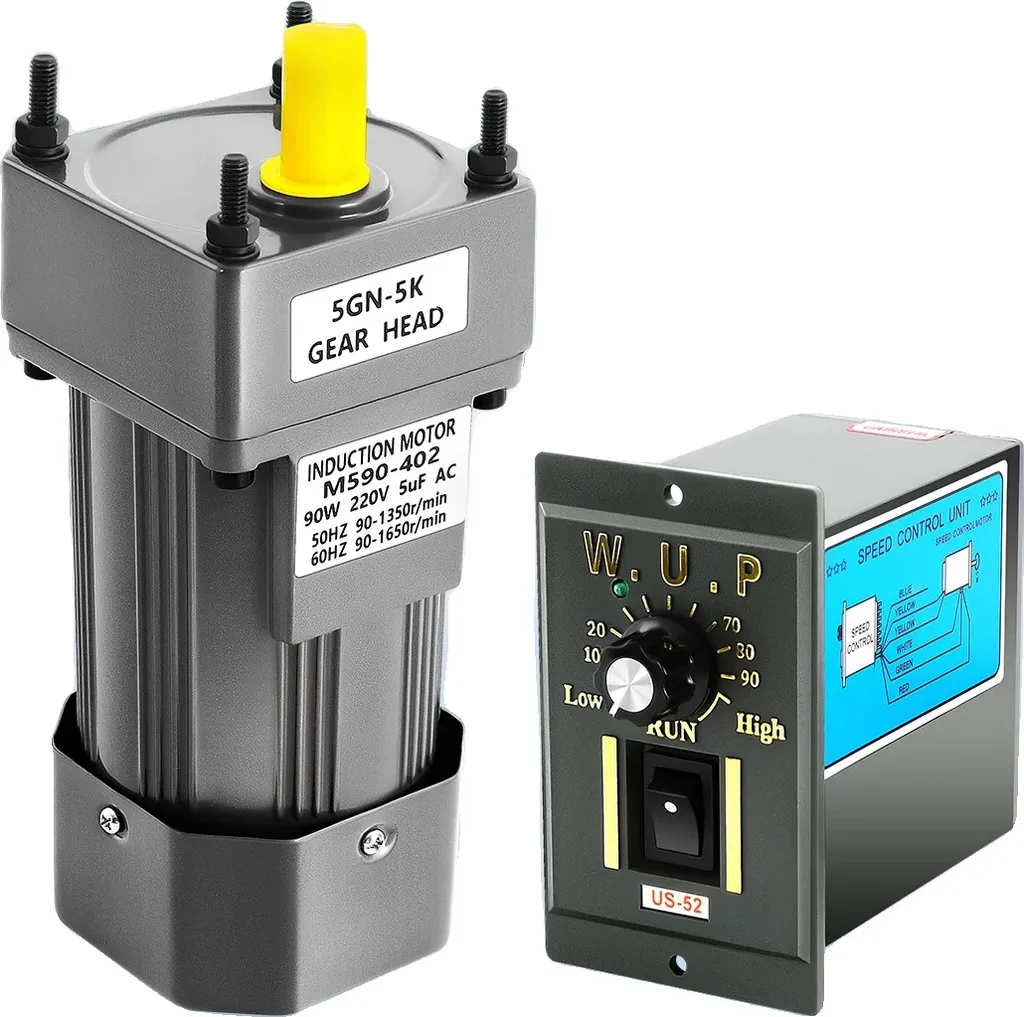 Motoréducteur AC 220V 270 tr/min - Rapport 1:5 Haute Précision M5120