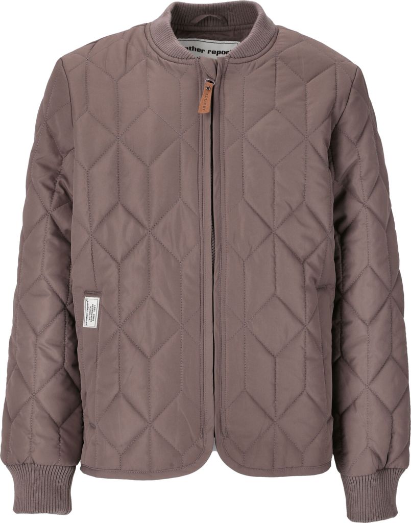 WEATHER REPORT Steppjacke Piper mit verdecktem Reißverschluss 1080 Iron 176