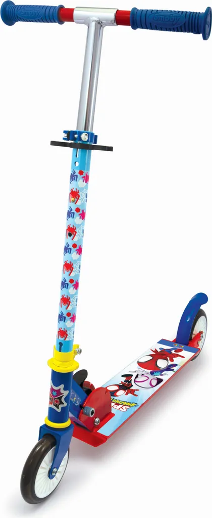 Vélo Patinette Spidey 2 Guidon Ajustable et Châssis Métallique Smoby