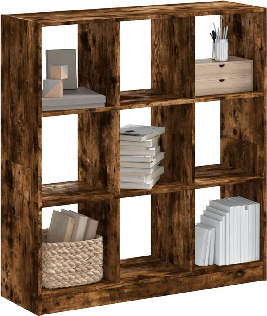 Maison Exclusive - Bücherregal Räuchereiche 102x32x108 cm Holzwerkstoff