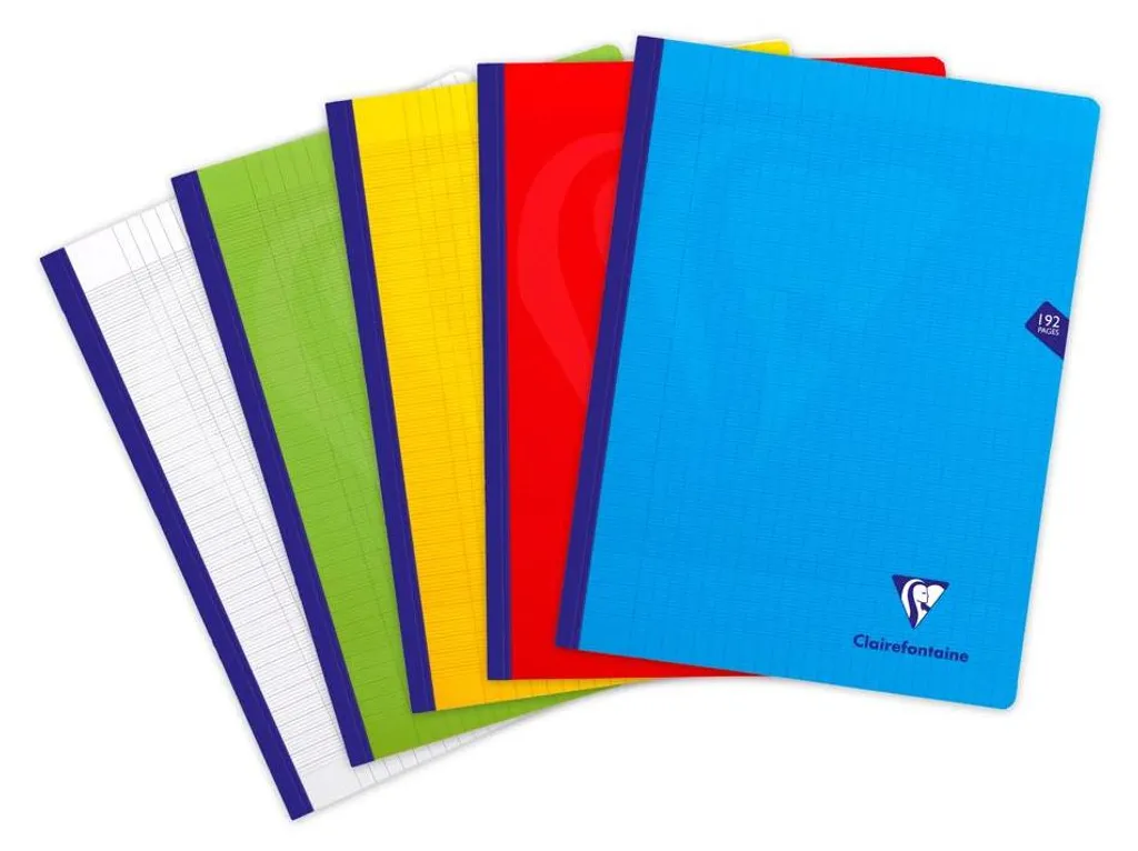 Cahier grand format Seyes Clairefontaine Mimesys protège-cahier intégré piqué