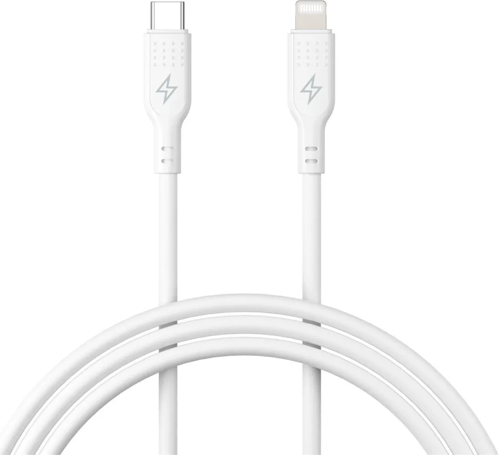 Câble iPhone USB-C Lightning MFi SilkCore résistant et souple 1m - 3