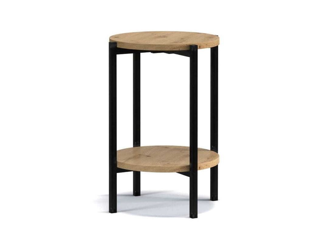 Stolik Kawowy SIGMA SM-04 Dąb Artisan Do Salonu Czarne Zdjęcie produktu 