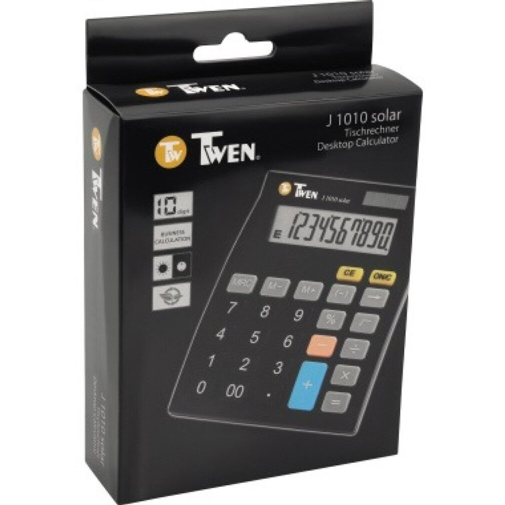 TWEN Tischrechner J 1010 Solar Produktbild 