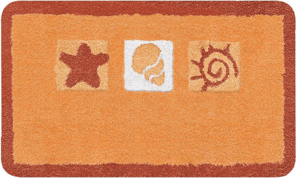 Kleine Wolke Badteppich BEACH Rost 70 x 120 cm