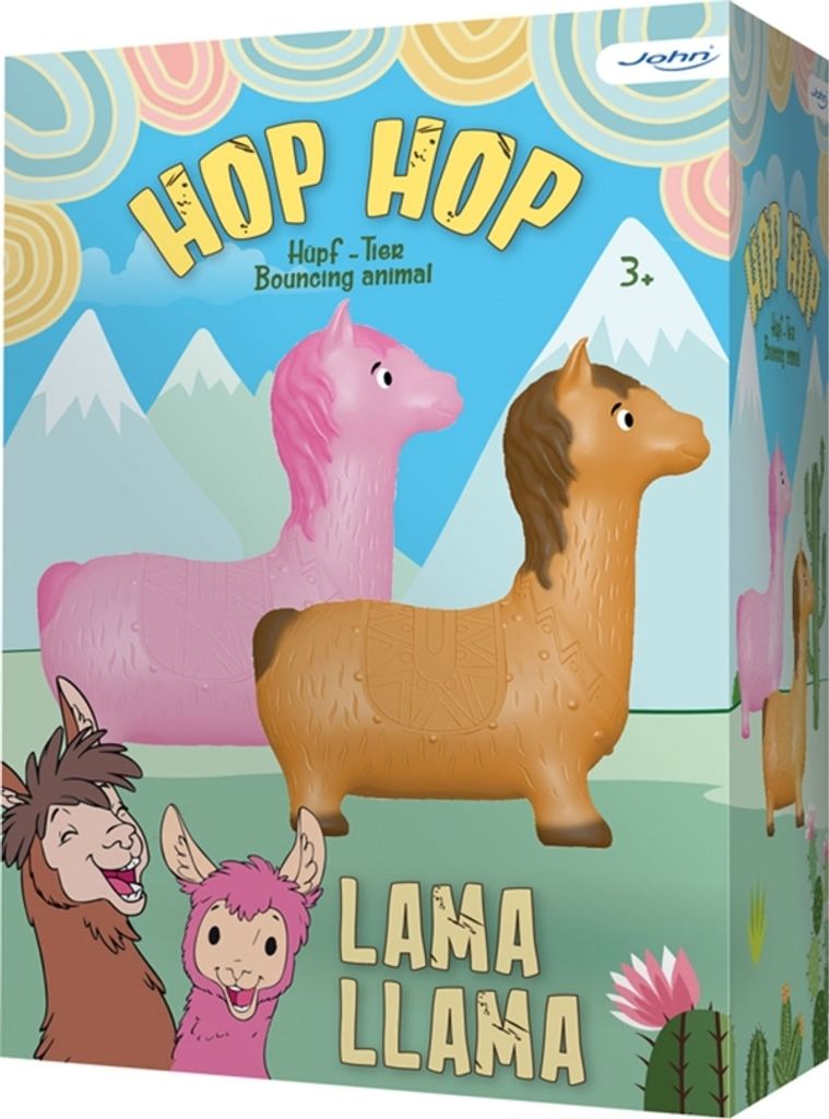 John Hop Hop Lama Braun 59002 Produktbild 