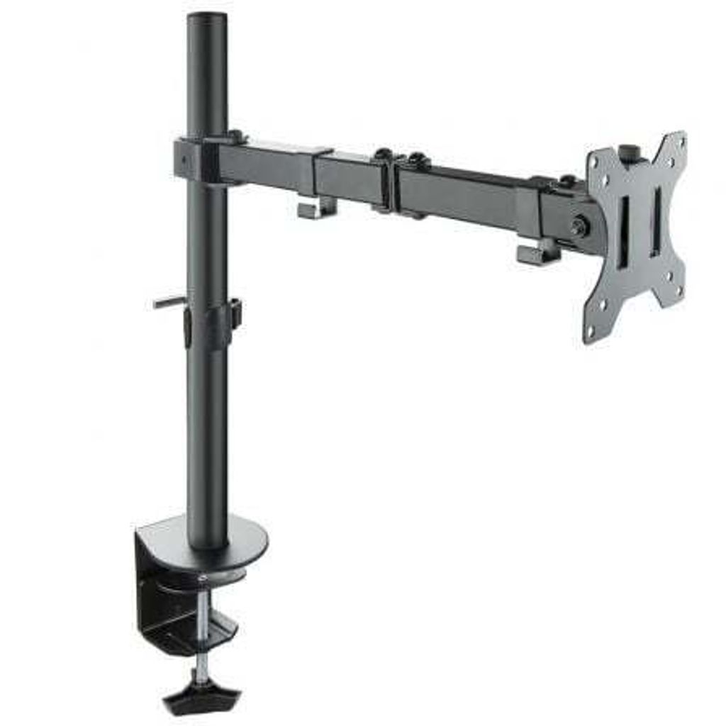TV-Ständer TV-Tisch VESA 100 für 1 Monitor SCHWARZ