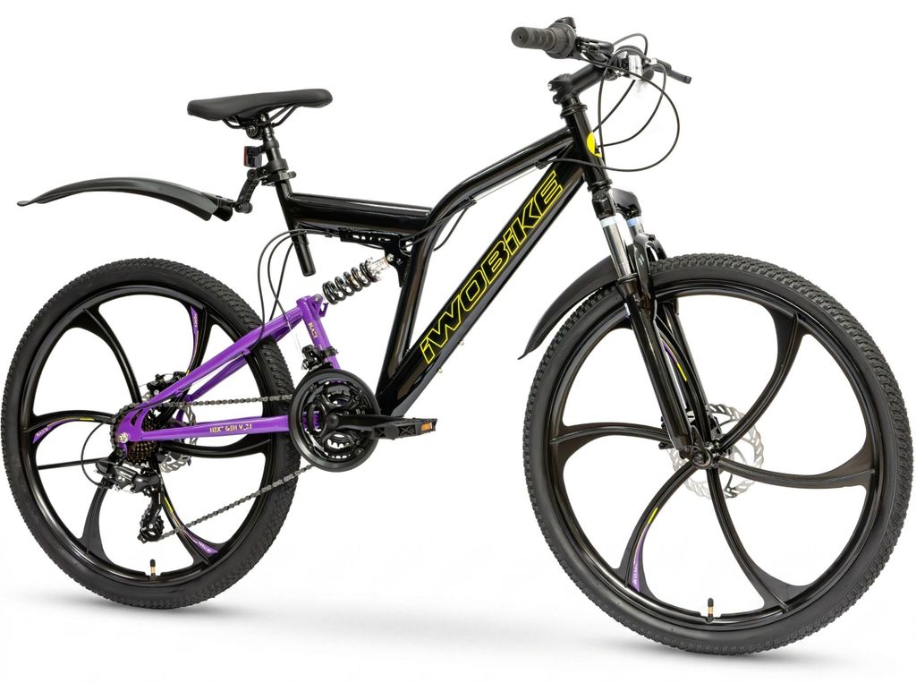 Mountainbike 26 Zoll IwoBike MTB Fully Herren Damen Shimano Produktbild 