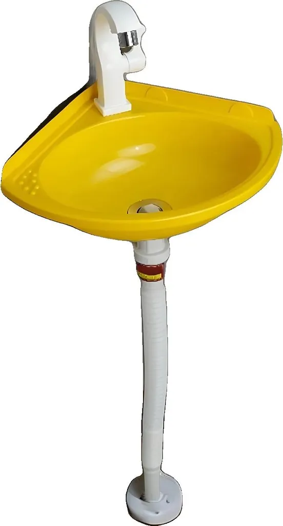 Mini Lavabo Giallo Pop: Lavamano Freestanding con Rubinetteria Inclusa