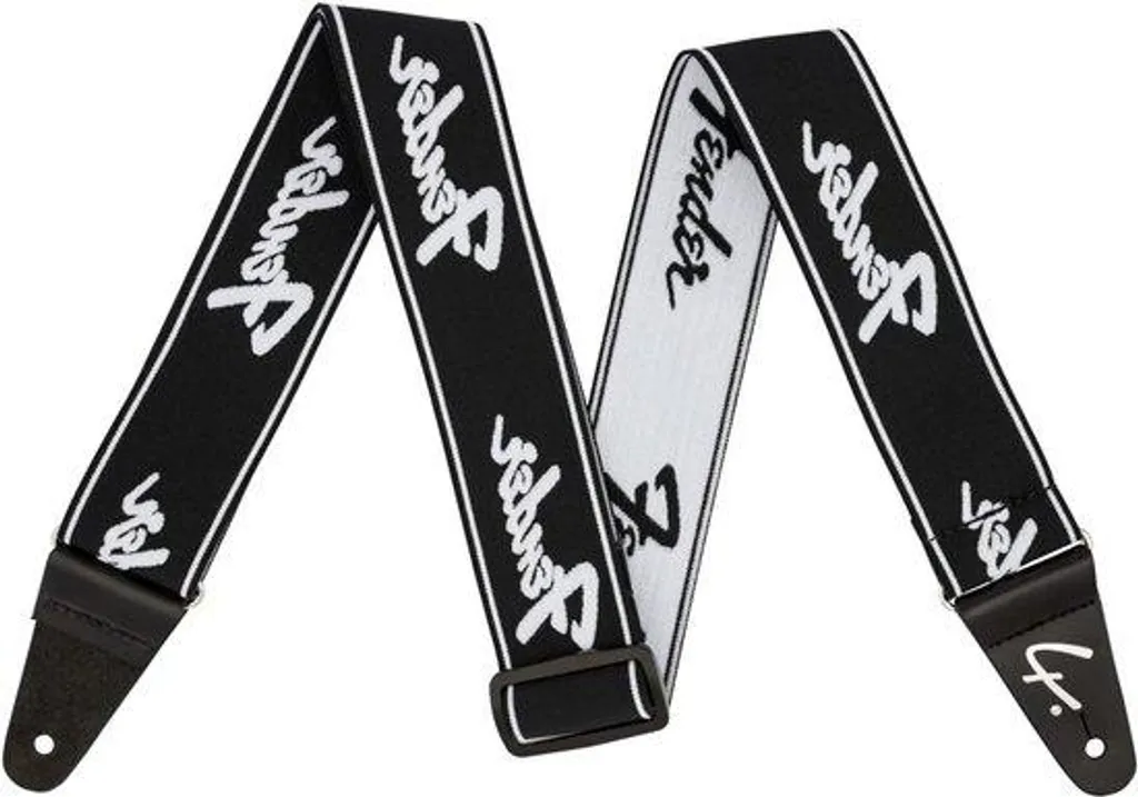 Sangle de guitare noire 51 cm idéale pour jouer debout en confort