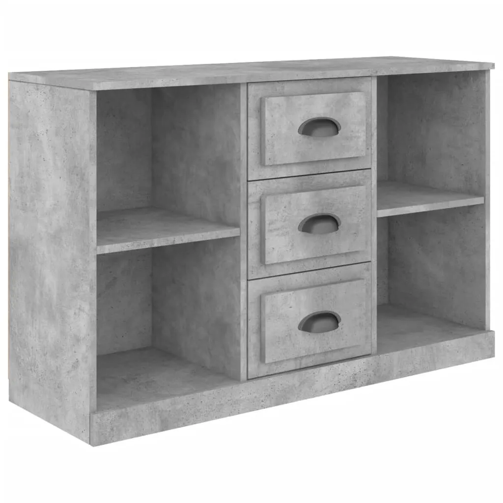 SYFAX™ Credenza Grigio Cemento 104,5x35,5x67,5 cm - Mobile Design