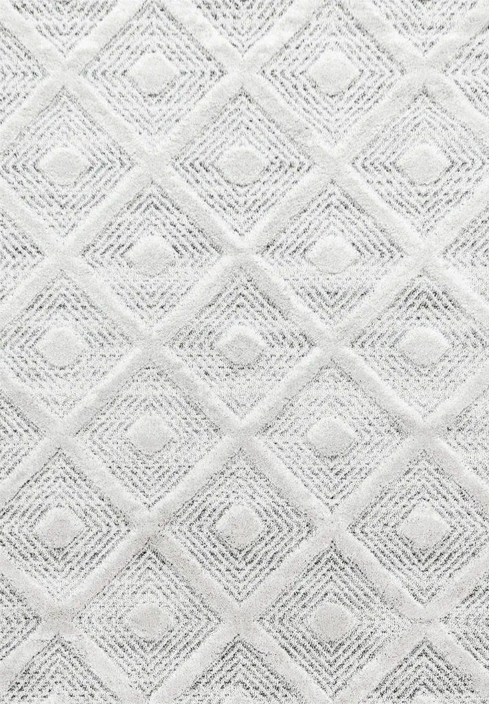 Tapis Salon Scandinave 200x290 cm pour Ambiance Cocooning Crème et Doux