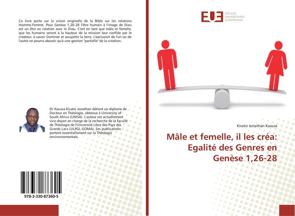 Mâle et femelle, il les créa: Egalité des Genres en Genèse 1,26-28