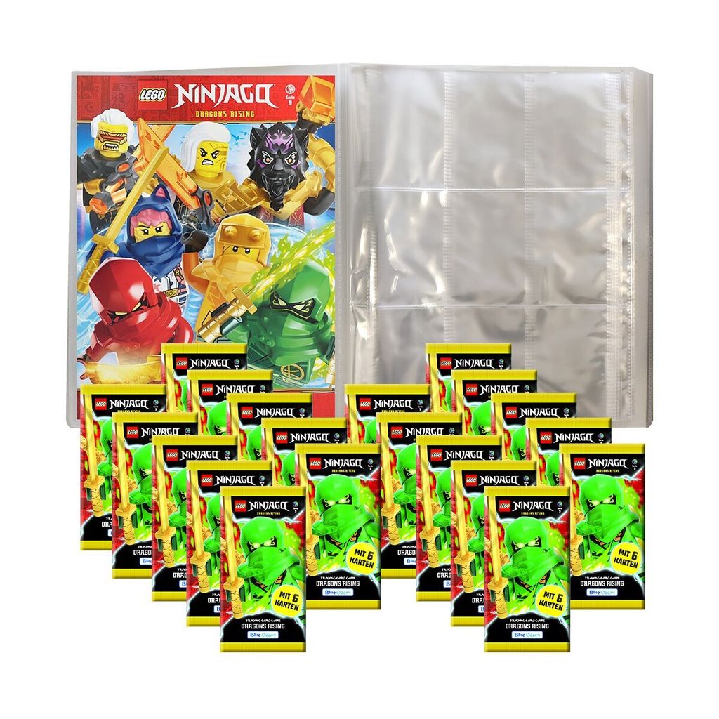 LEGO Ninjago Serie 9 Trading Cards - 1 Leere Sammelmappe + Produktbild 