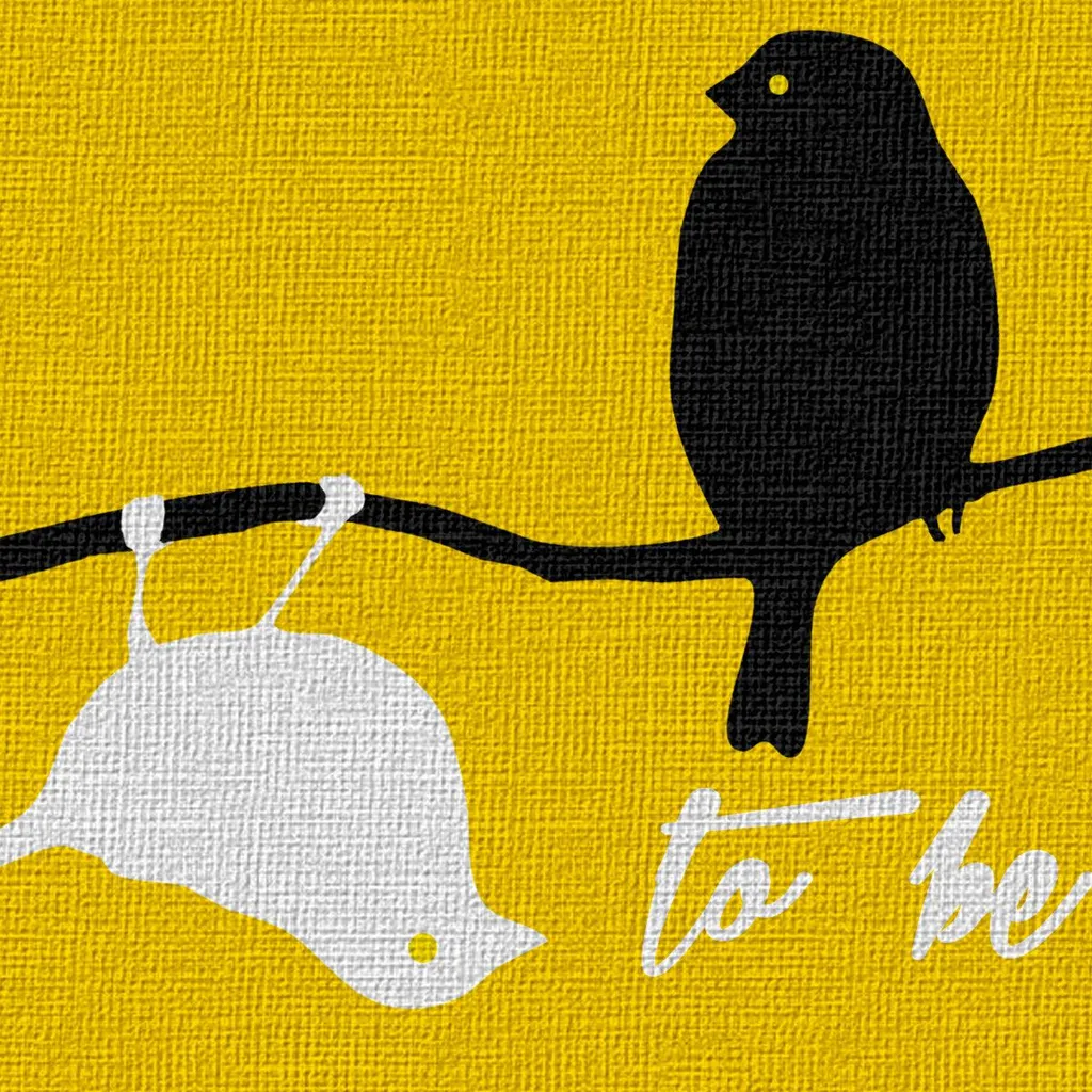 Tableau sur toile DARE TO BE DIFFERENT 140x70 cm avec châssis bois massif