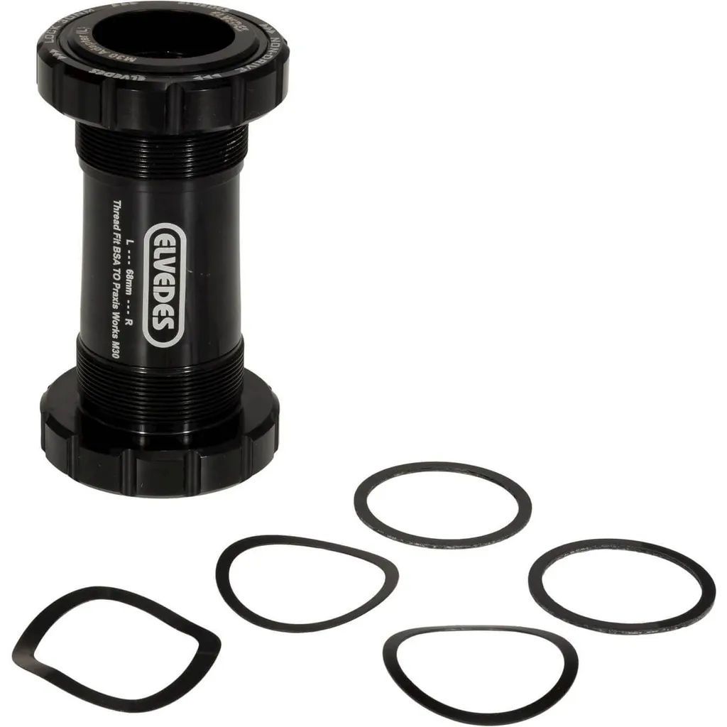 Axe de pédalier fileté BSA pour VTT cross-country et enduro 68-73mm