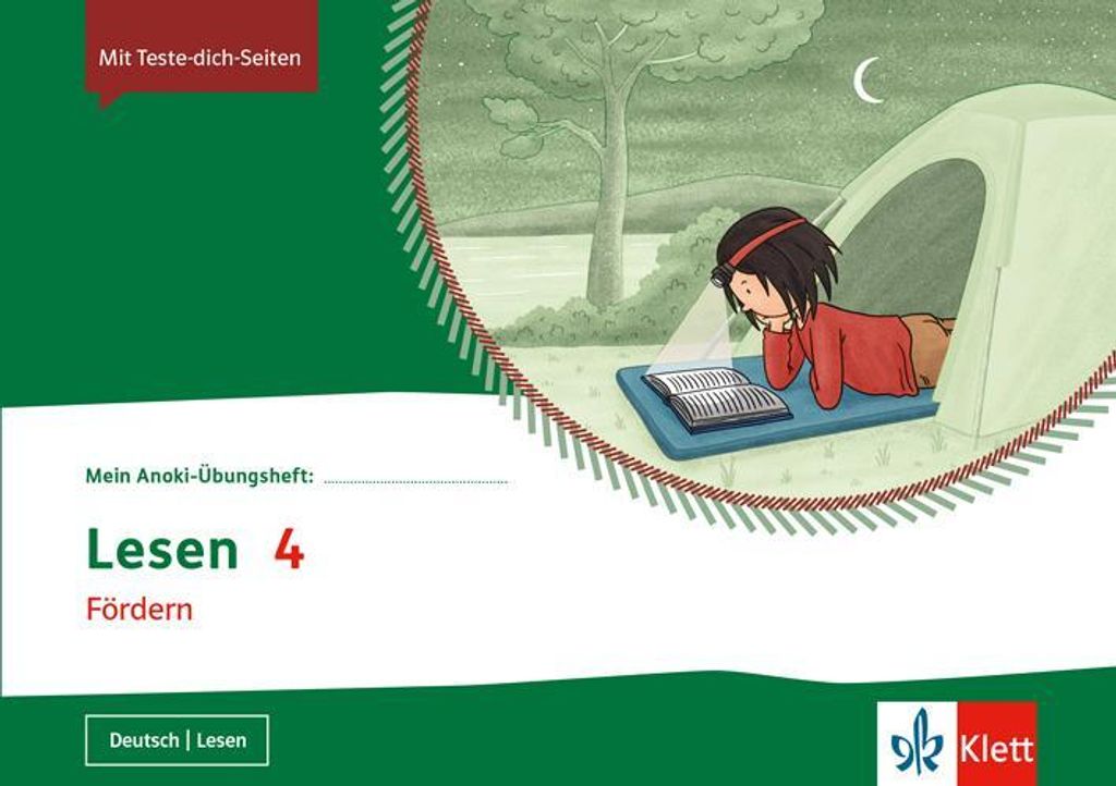 Mein Anoki-Übungsheft. Lesen 4. Fördern. Übungsheft Klasse Produktbild 