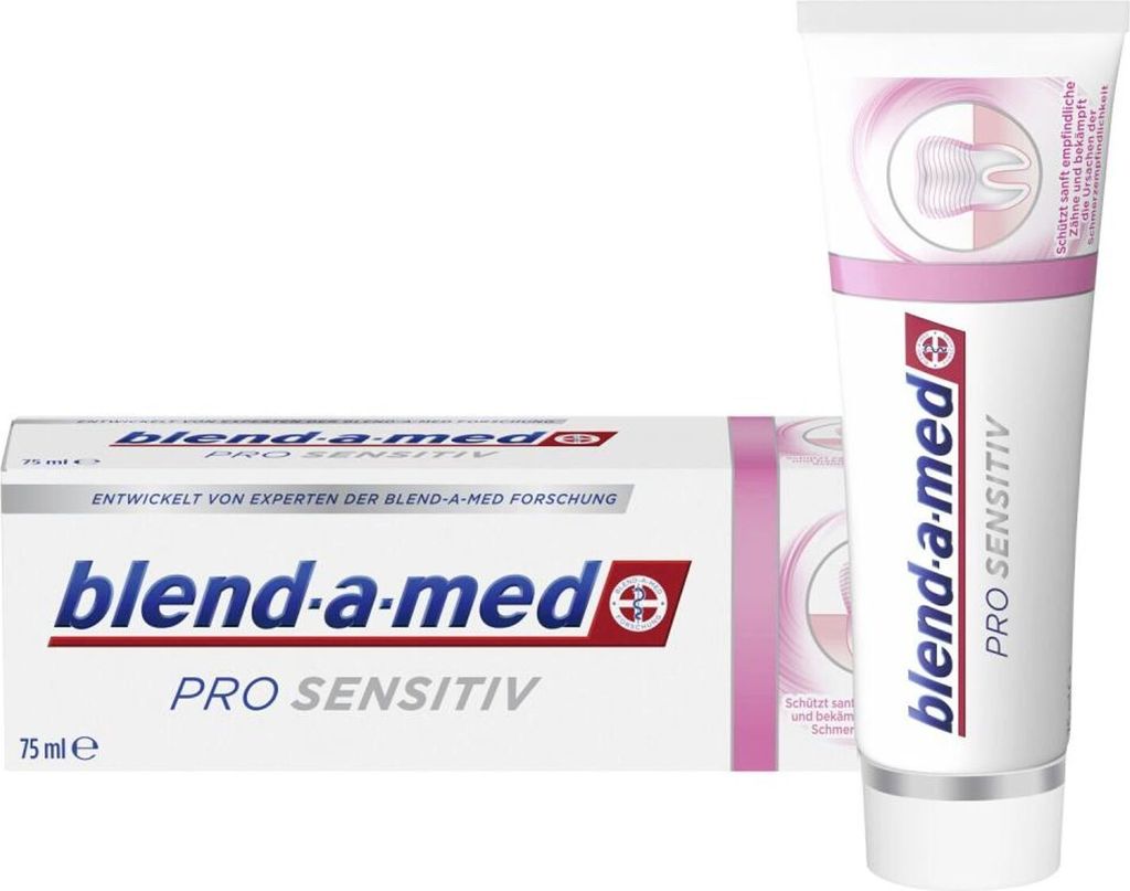 24x blend-a-med Zahncreme Pro Sensitiv Pasta Zähneputzen Frische Hygiene Fluorid