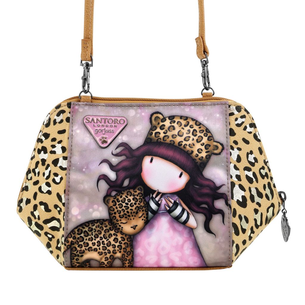 Bandolera Gorjuss Leopard Tasche (26 x 15,5 x 9,5 cm)