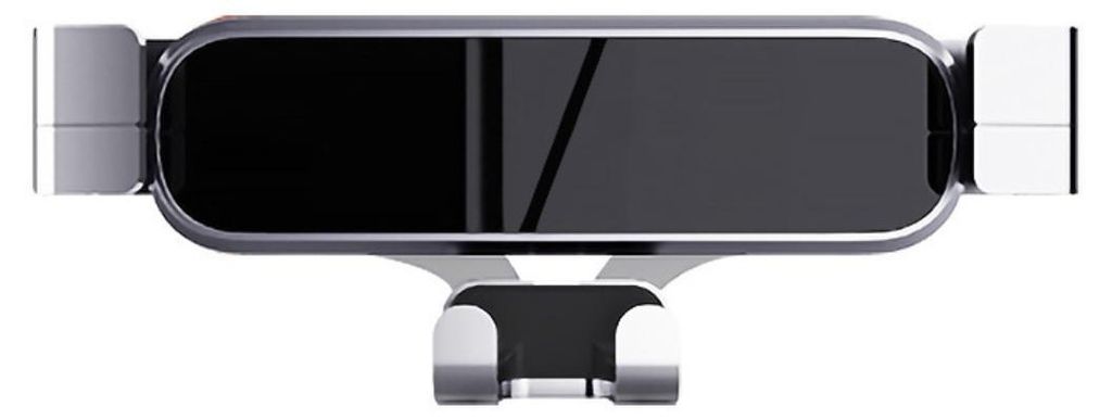 INF Gravity Auto-Handyhalter aus Aluminium, Lüftungsclip 360 Grad drehbar Silber